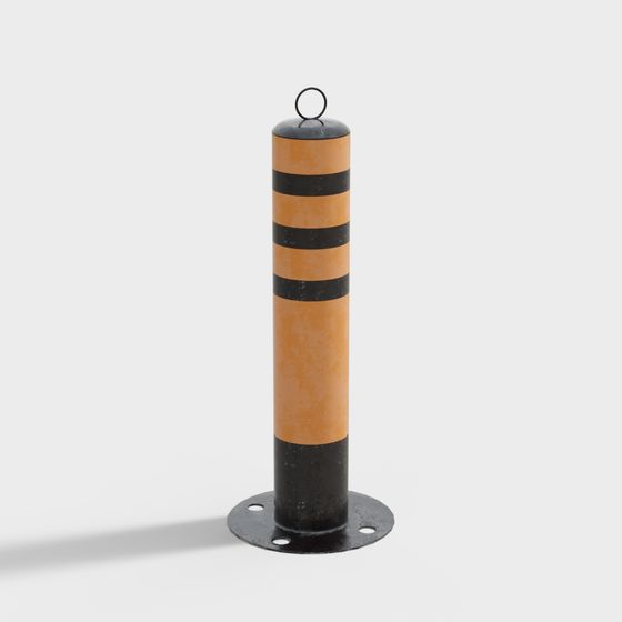 Urban Guardrail 3D model