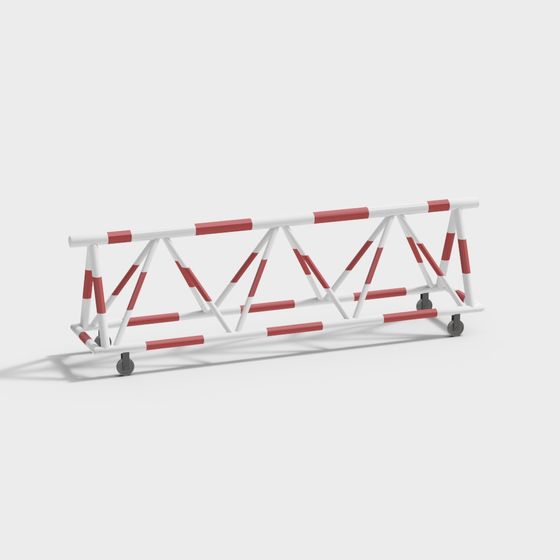 Mobile Barrier 3D model for Creative Projects