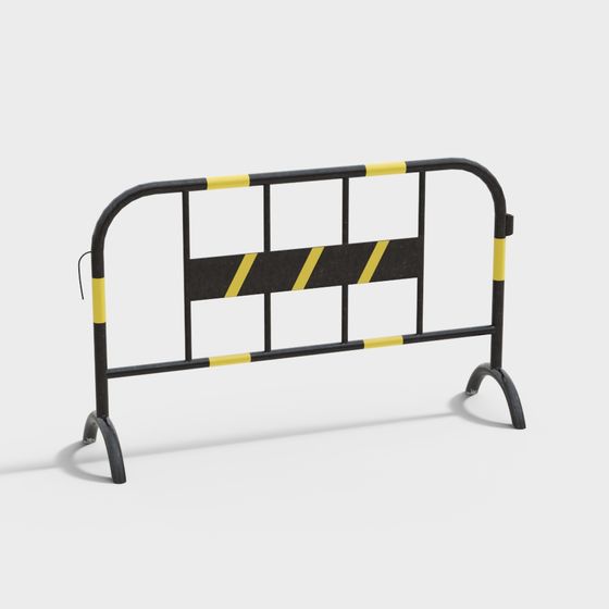 Industrial Safety Barrier 3D model