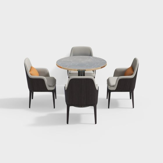 Urban Lounge 3D model for Modern Interiors