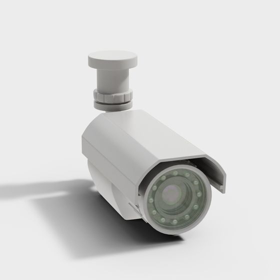 Low Poly Surveillance Camera 3D model