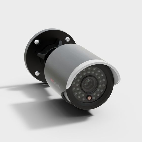 Low-Poly Security Camera 3D model