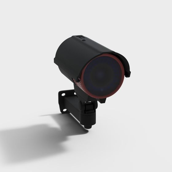 Low Poly Surveillance Camera 3D model