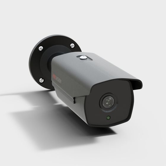 Low-Poly High-Detail Security Camera 3D model