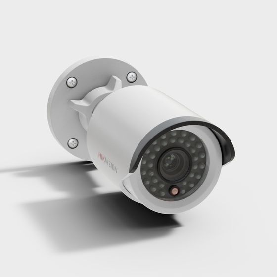 Low Poly Surveillance Camera 3D model