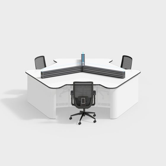 Modern Conference Table 3D model