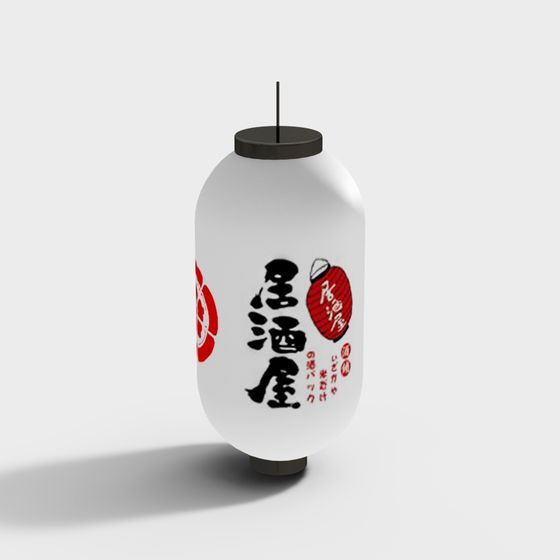 Traditional Japanese Lantern 3D model