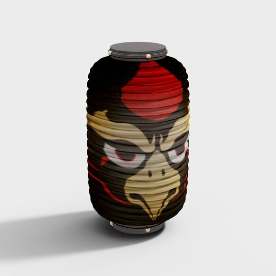 Oriental Lantern 3D Model for Creative Projects