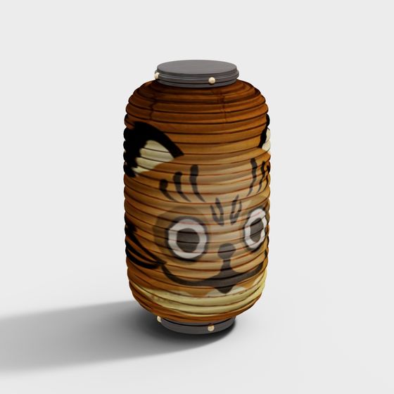Traditional Asian Lantern 3D model