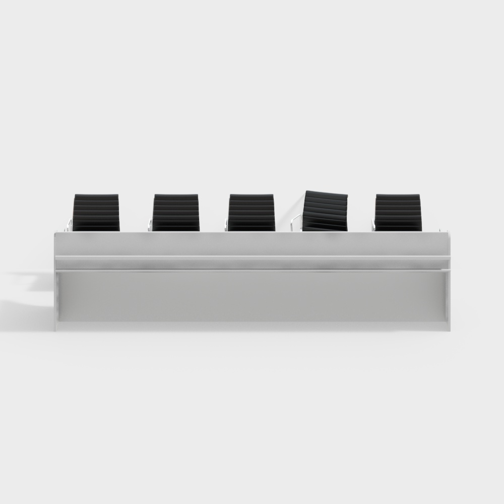 Monitoring room table and chair combination