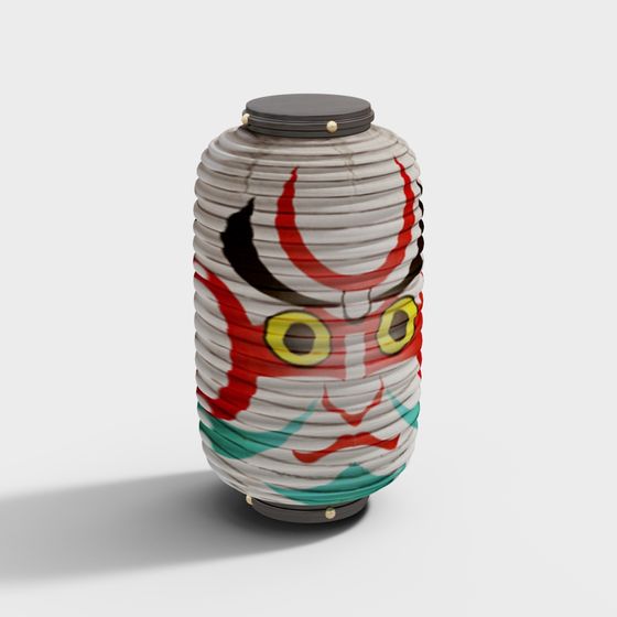 Traditional Japanese Lantern 3D model