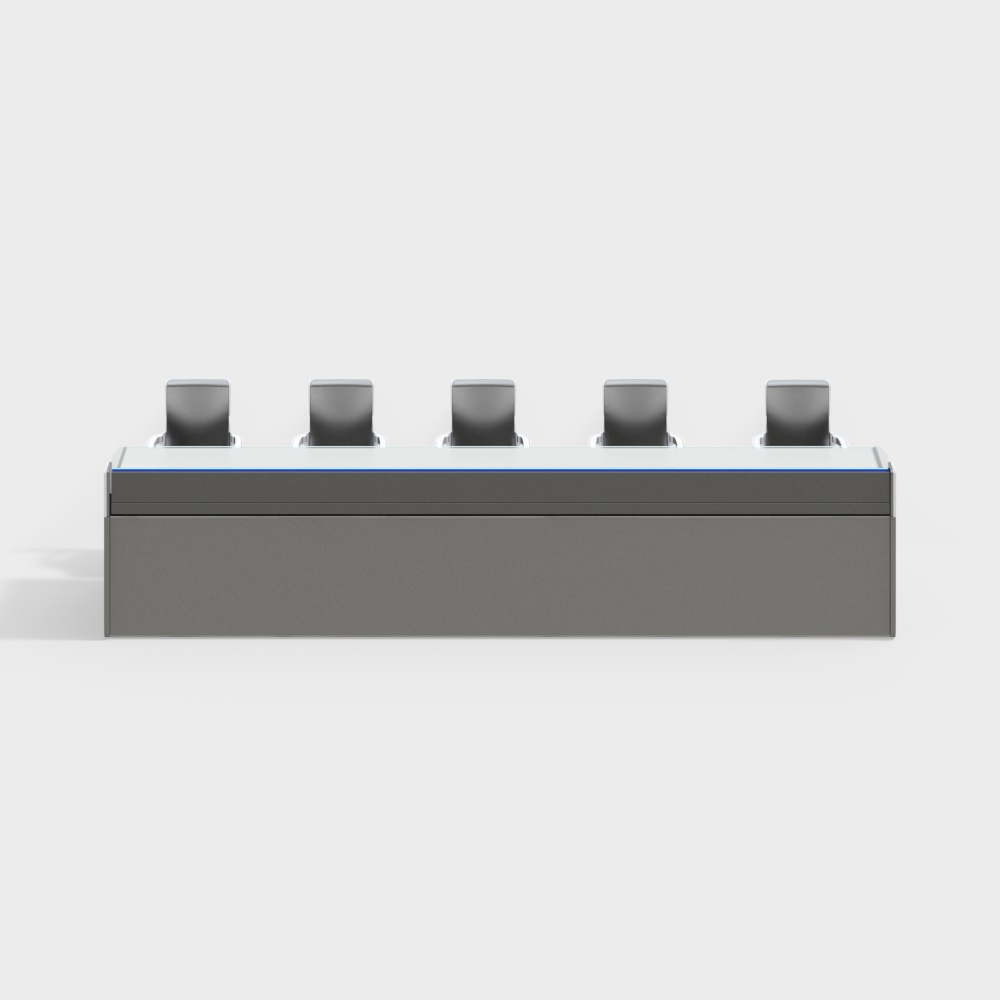 Monitoring room table and chair combination