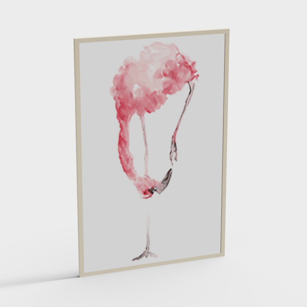 Beauty salon hanging paintings