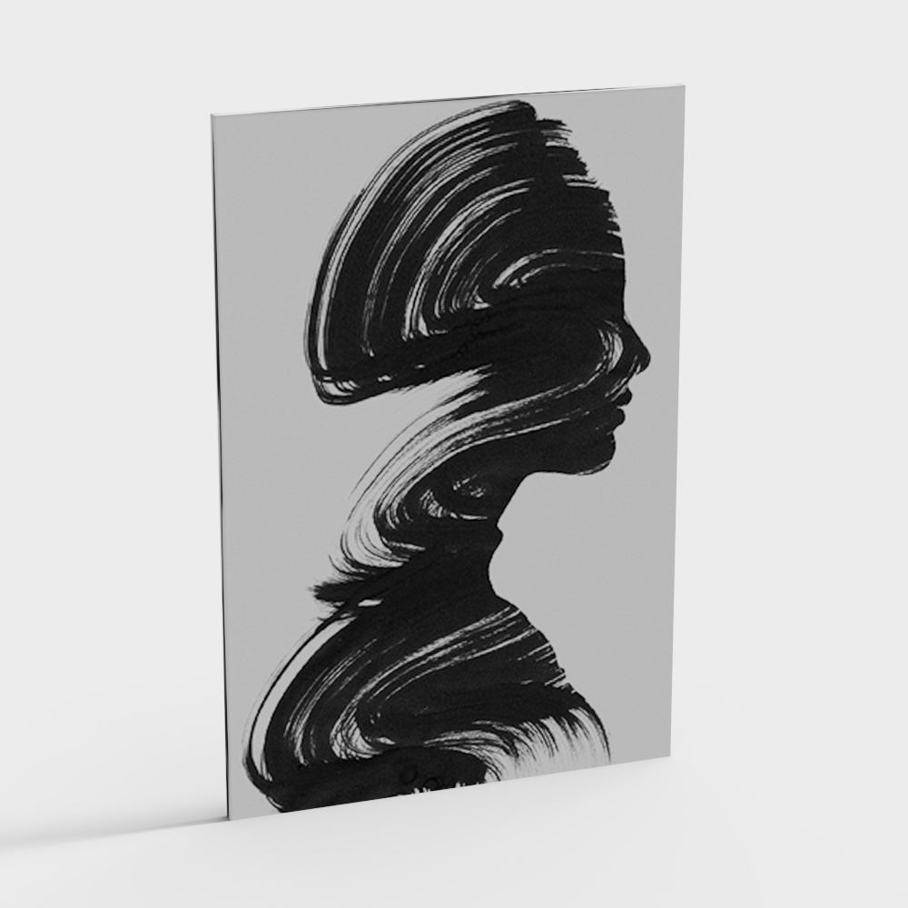 Beauty salon hanging paintings