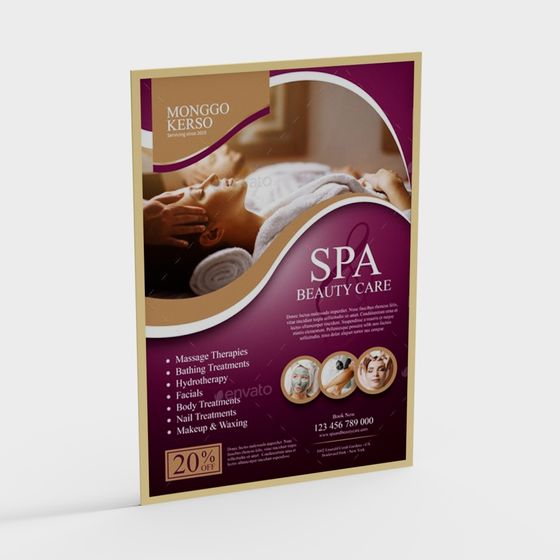 Serene Spa Beauty Care 3D Model