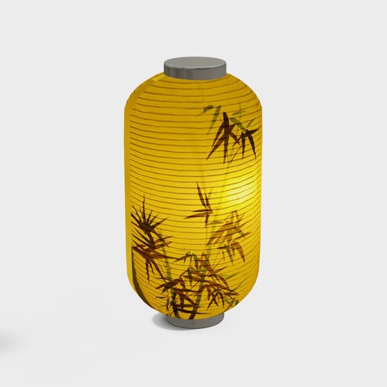 Bamboo Shadow Lantern 3D model
