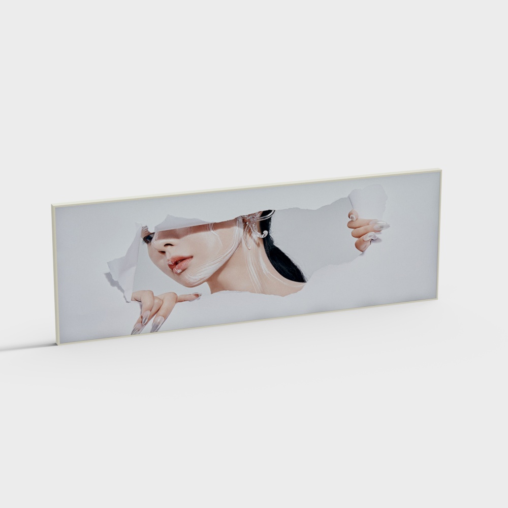 Beauty salon hanging paintings