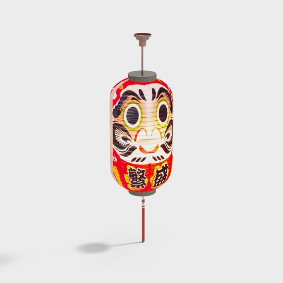 Traditional Japanese Lantern 3D model