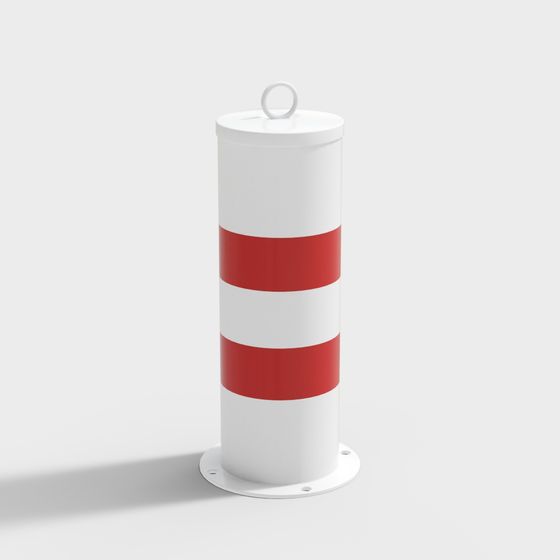Urban Boundary Column 3D model for Modern Projects