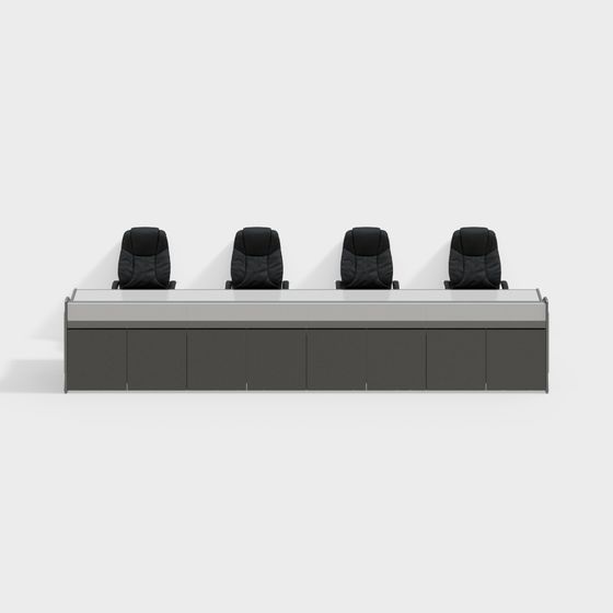 Minimalist Conference Table 3D model for Modern Offices