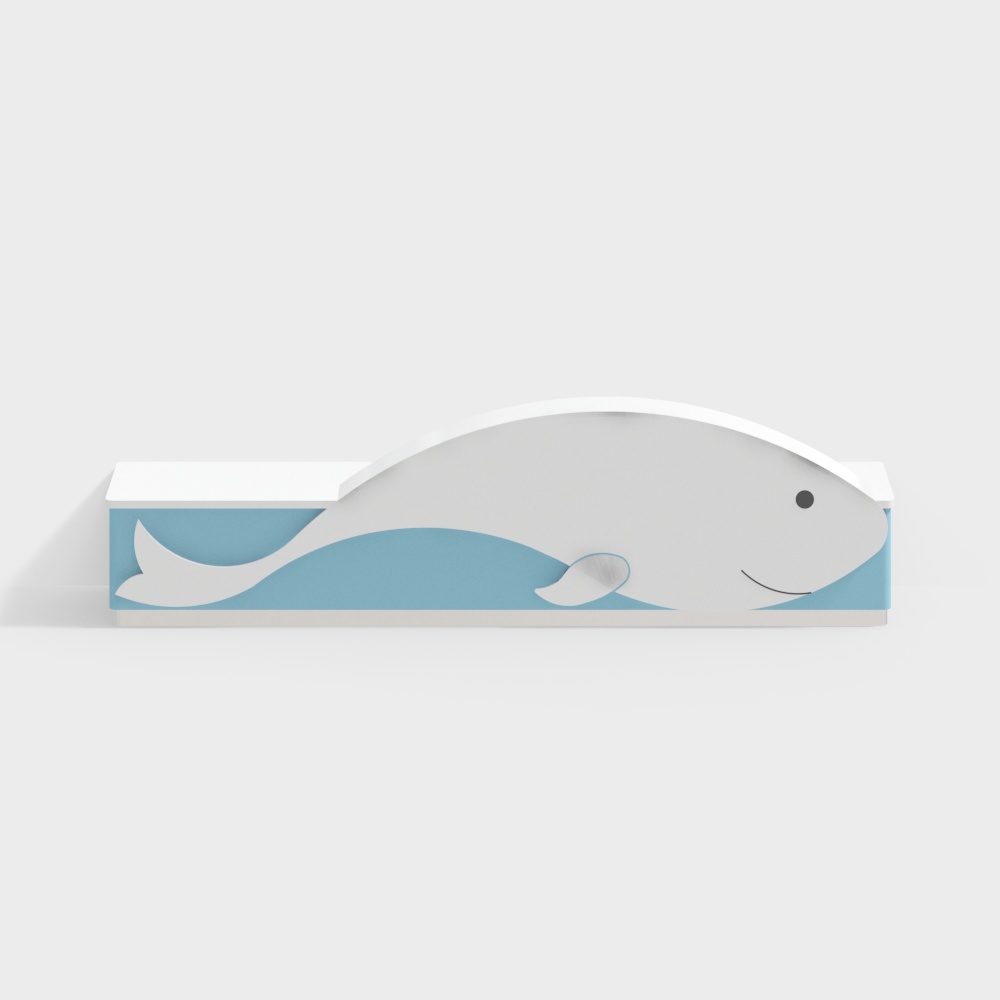 Dolphin's Smile 3D model - Low Poly Art Design