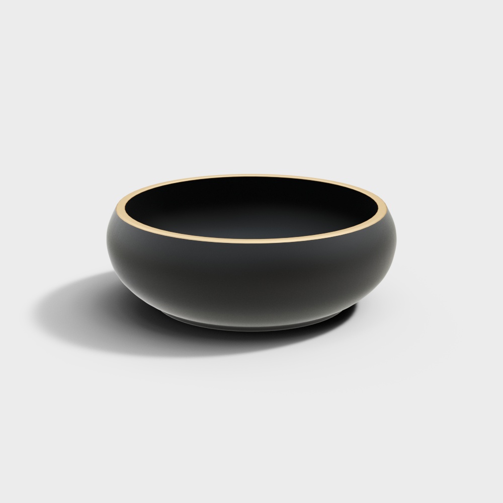 Elegant Small Bowl 3D model for Modern Aesthetics