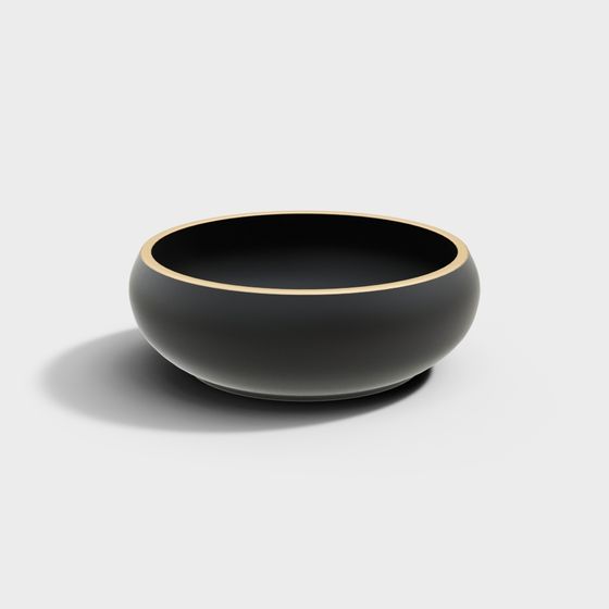 Elegant Small Bowl 3D model for Modern Aesthetics