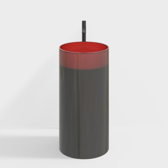 Industrial Cylinder 3D model for Creative Applications