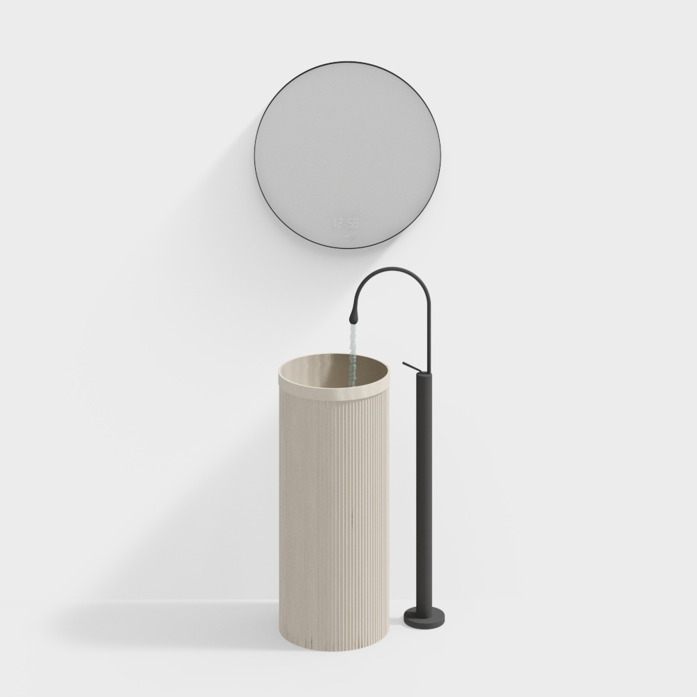 Urban Water Scene 3D model