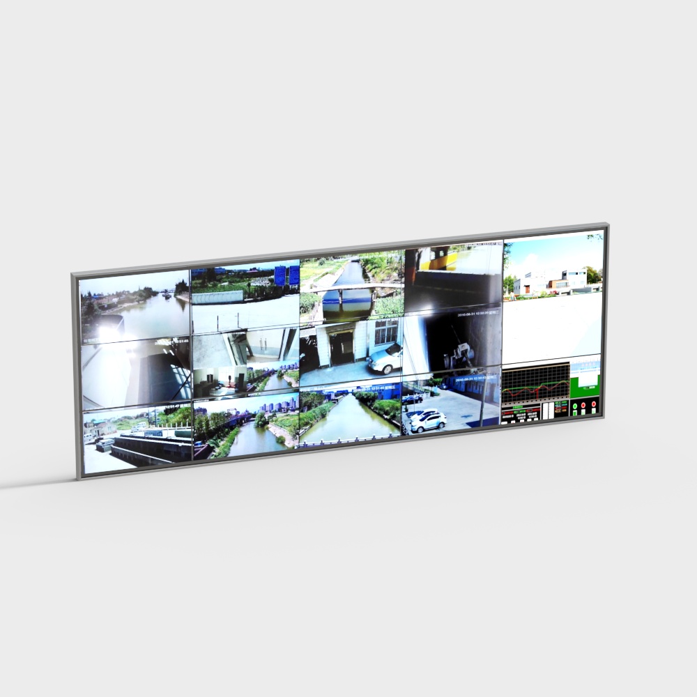 Monitoring room large screen