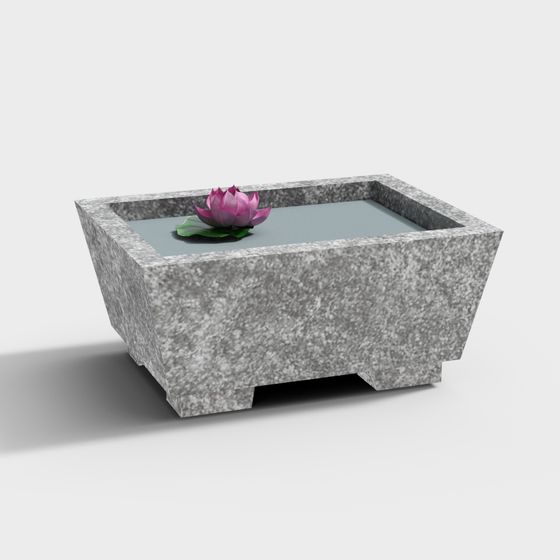 Modern Minimalist Flower Pot 3D model