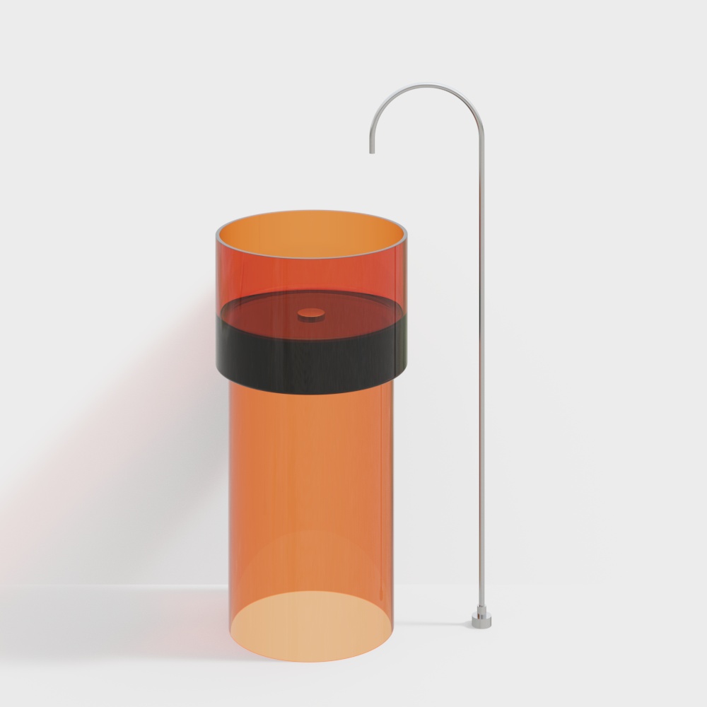 Standing cabinet basin wash basin