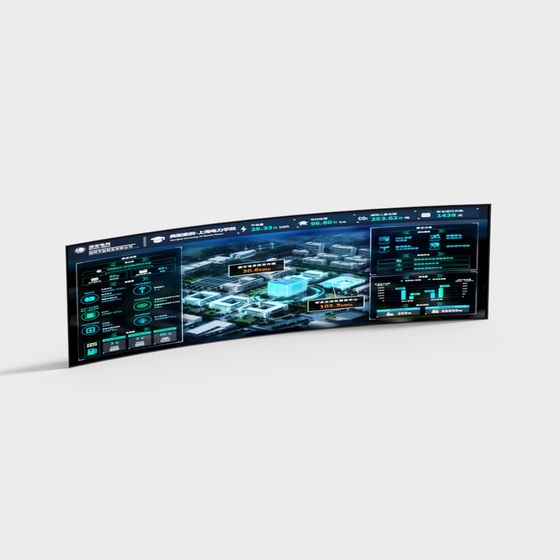 Smart Energy Management Console 3D model