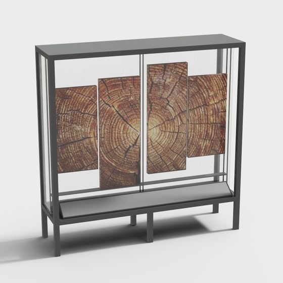 Forest Window 3D model - Nature Meets Modern Design