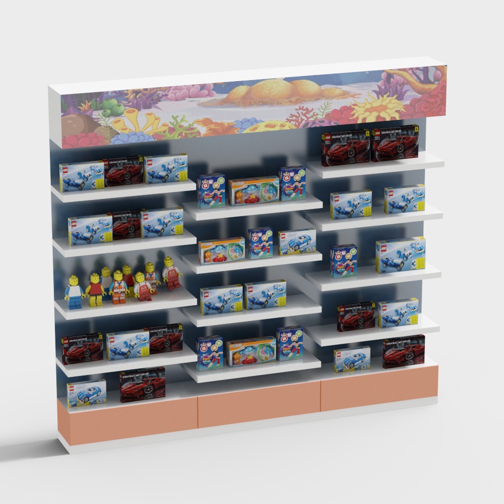 Toy store shelf