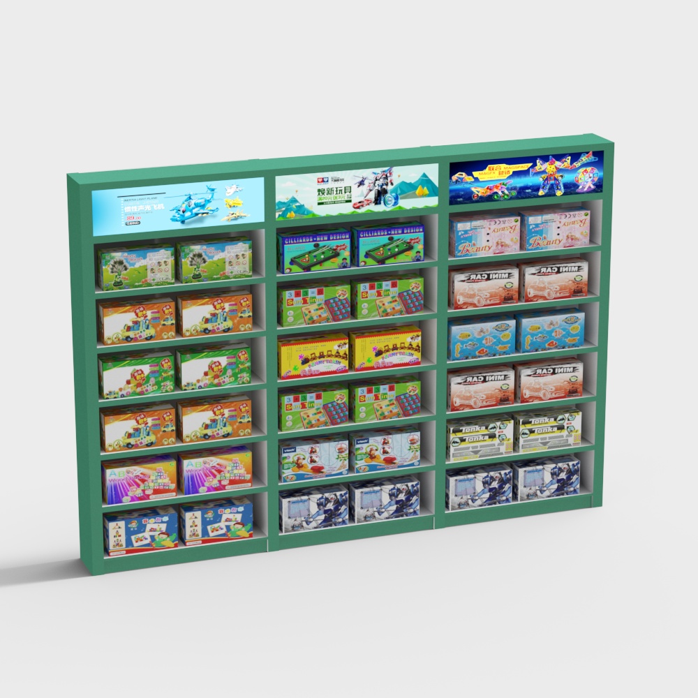 Toy store shelf