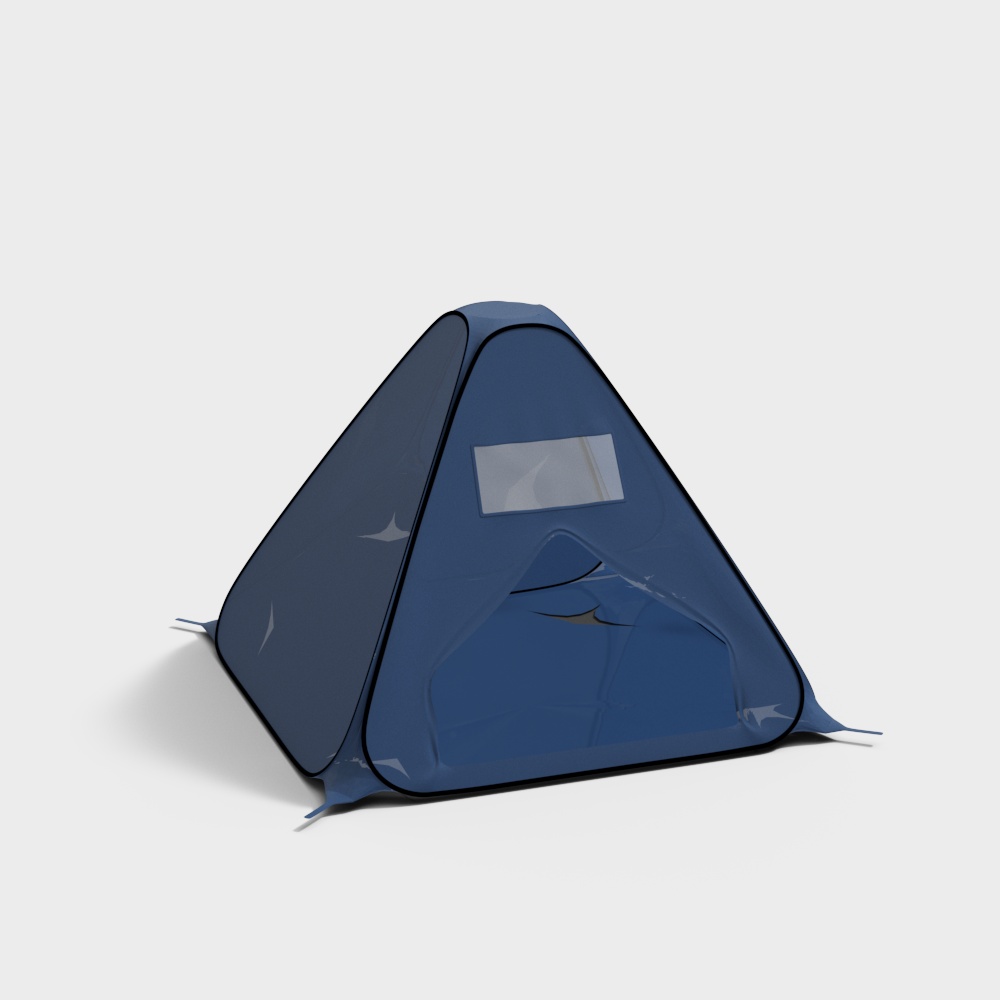 Low Poly Camping Tent 3D model