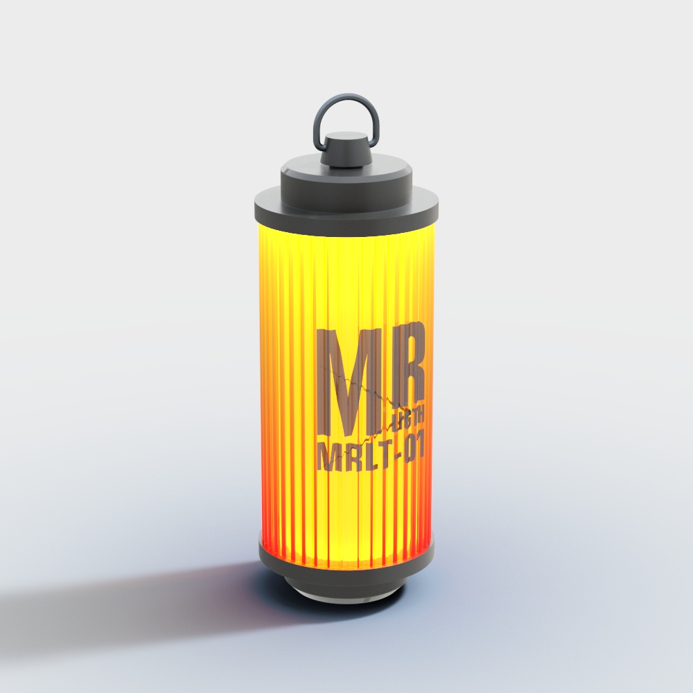 Mr. Lantern 3D Model – Warm, Modern Light Source