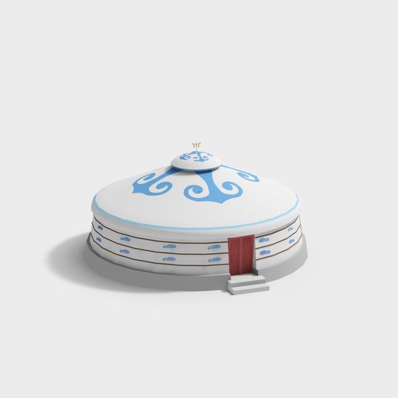 Exquisite Mongolian Yurt 3D Model for Creative Projects