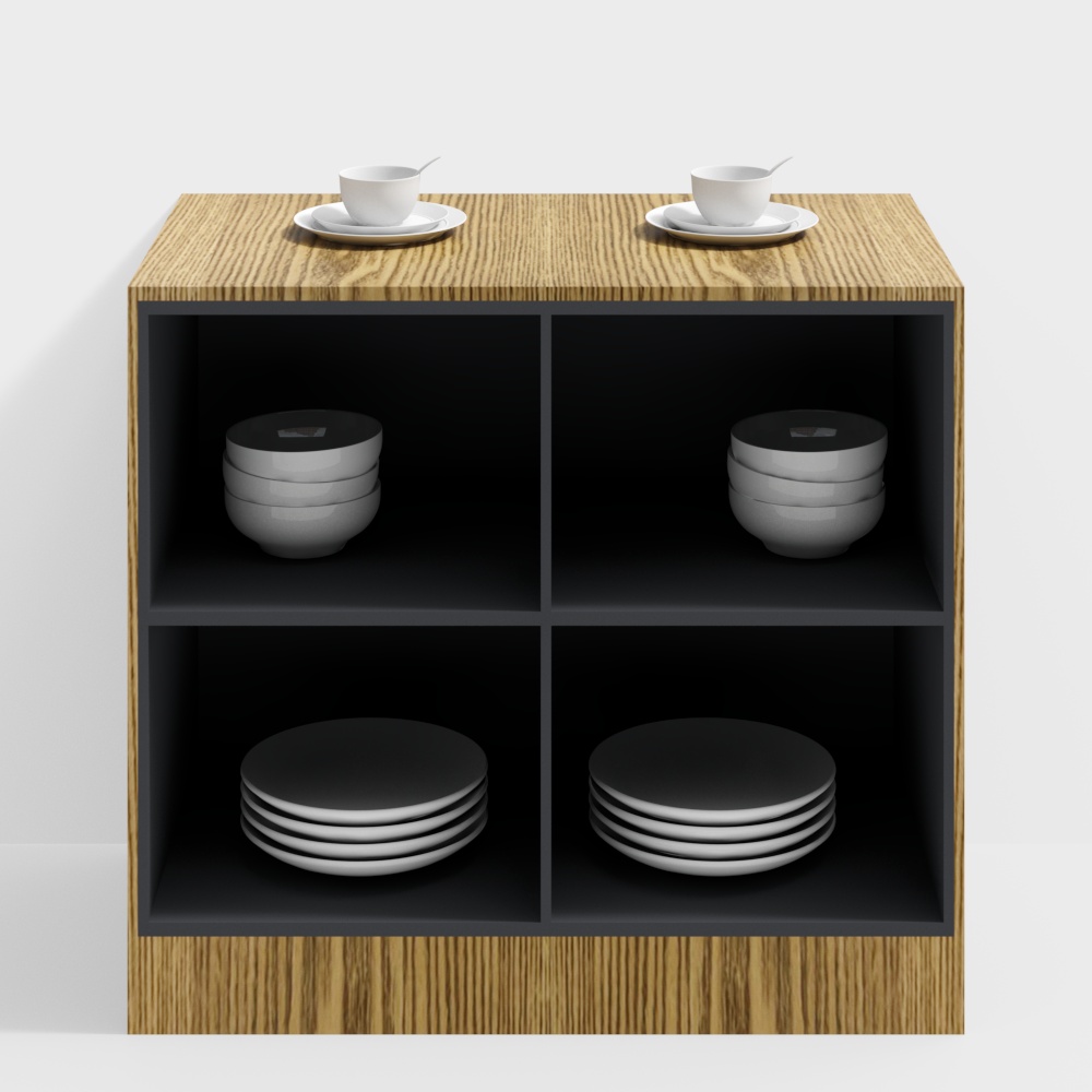 Bowl ceramic display cabinet