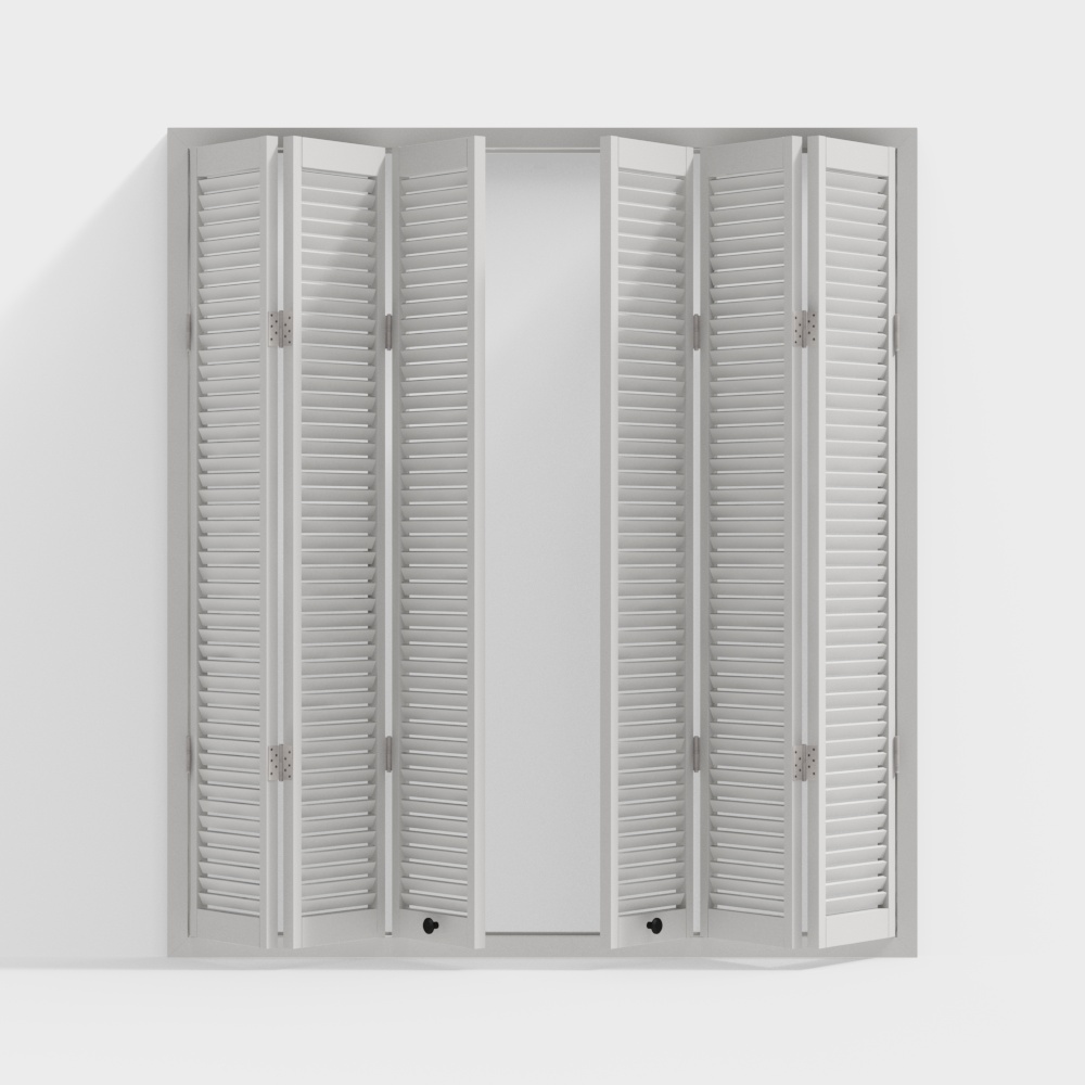 루버 접이식 창문