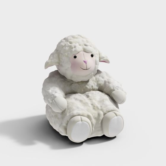 Cozy Sheep Chair 3D model
