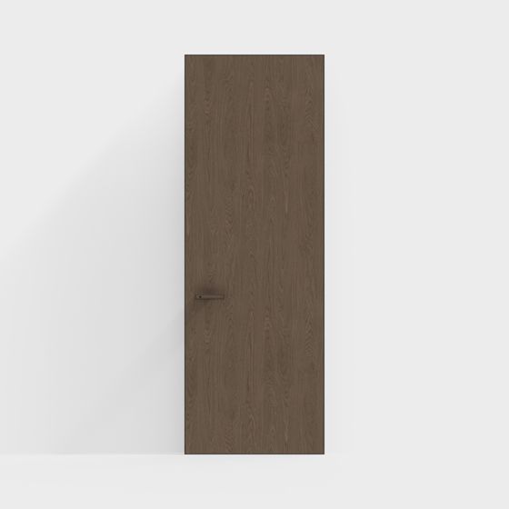 Modern Brown Minimalist Interior Door