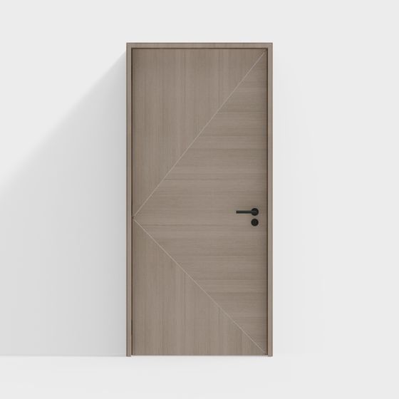 Geometric Door 3D model for Modern Design