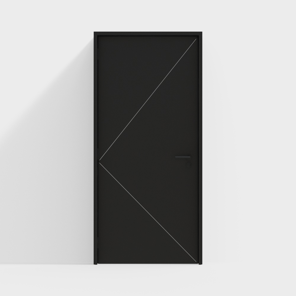 Modern minimalist style door