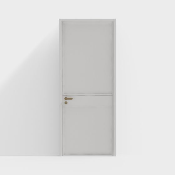 Minimalist Door 3D model for Modern Spaces