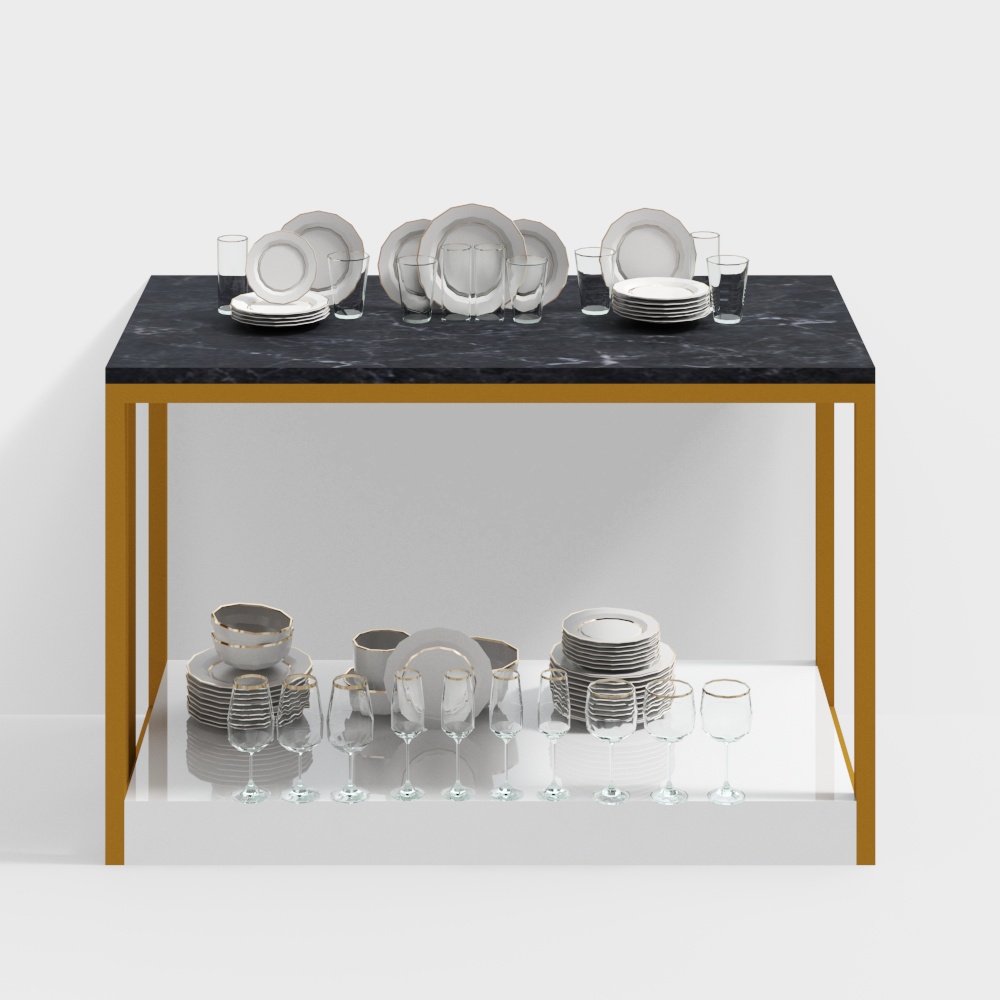 Bowl ceramics exhibition stand