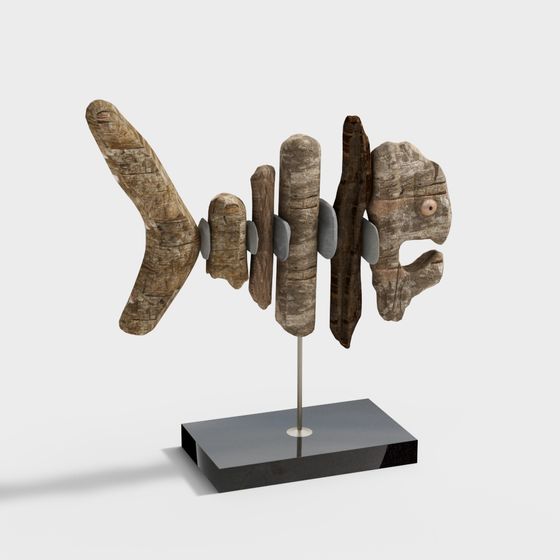 Natural Hand 3D Model - Unique Artistic Design