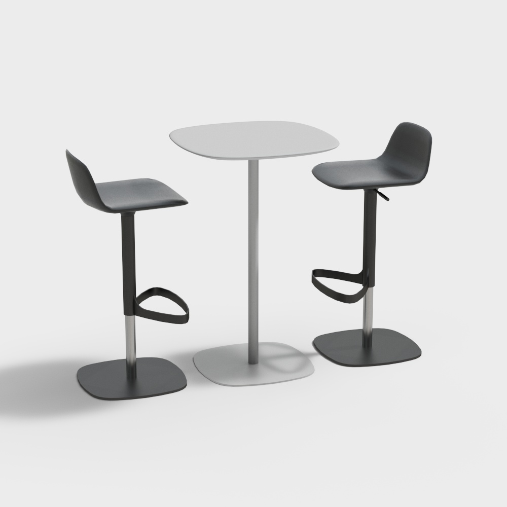 Cafe high table and chair combination