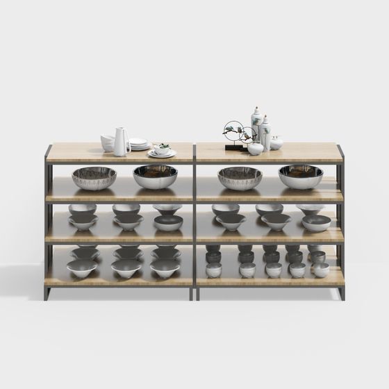 Urban Shelf 3D model for Modern Home Design